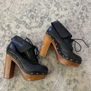 Jeffrey Campbell Woodies Solvang Booties | Platform | Size 8